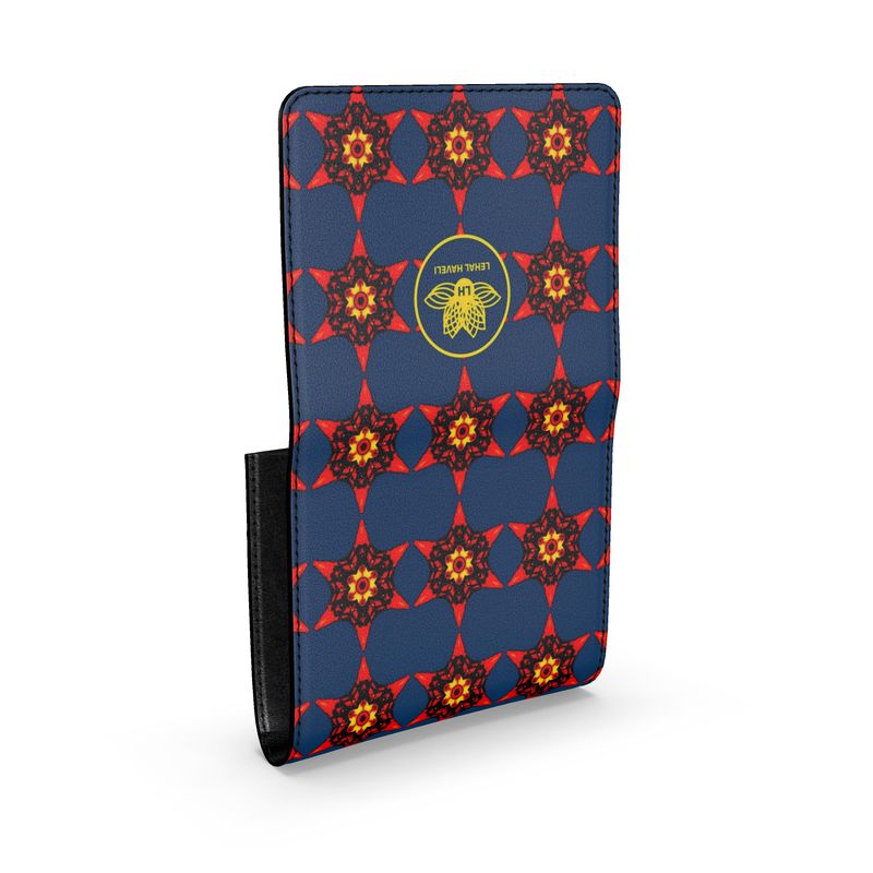 Crimson Bloom Foldover Purse