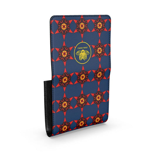 Crimson Bloom Foldover Purse