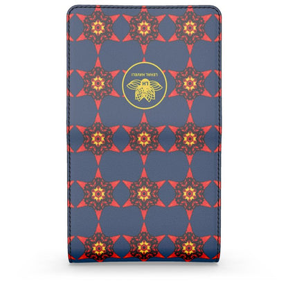 Crimson Bloom Foldover Purse