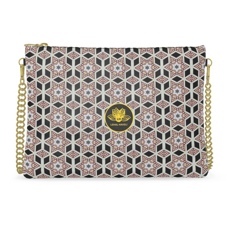 The Imperial Tesserae Leather Crossbody Bag